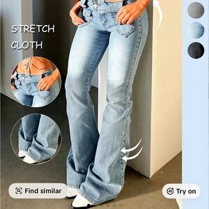 Women's low rise jeans